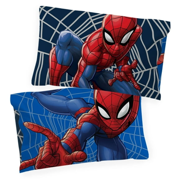 Marvel Spiderman Web Sides 2 Pack Pillowcase