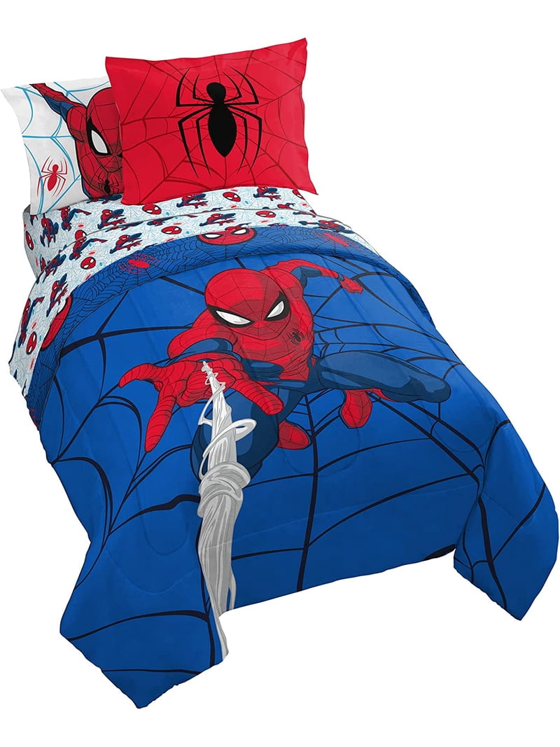 Jay Franco, Marvel Spiderman Webtastic 7 Piece Queen Bed Set