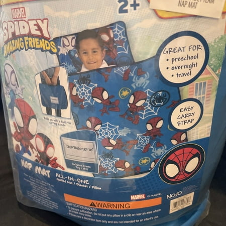 Marvel Spidey &Amazing Friends All in One Nap Mat