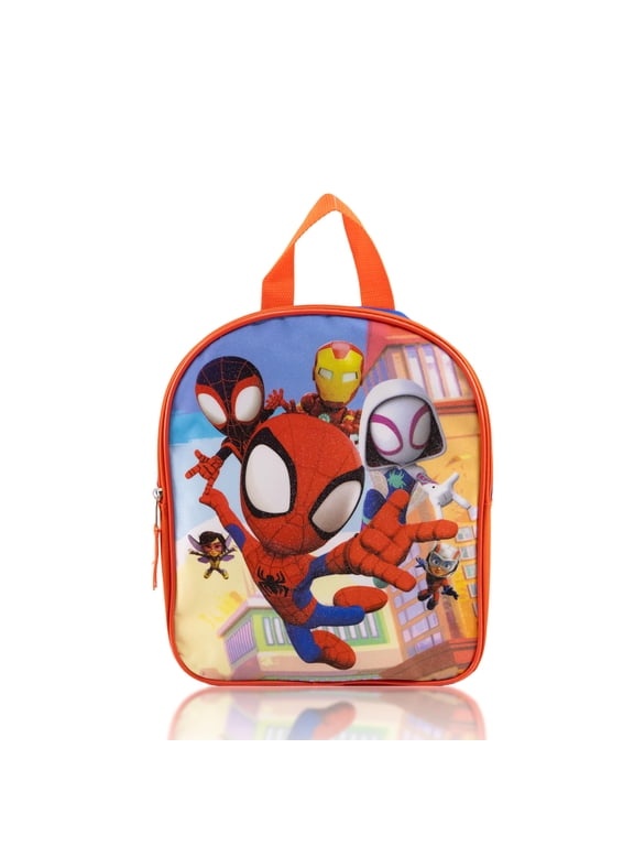 Marvel Spidey and His Amazing Friends Backpack for Boys, Girls, Unisex Cute 11" Spidey and Friends Mini Backpack for Toddlers Spidey Bag and Spidey Accessories