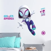 Marvel Spidey and His Amazing Friends Ghost Spider Wall Decal - Gwen Stacy Vinyl Stickers for Bedroom Bathroom Decor - Peel and Stick Room Decorations