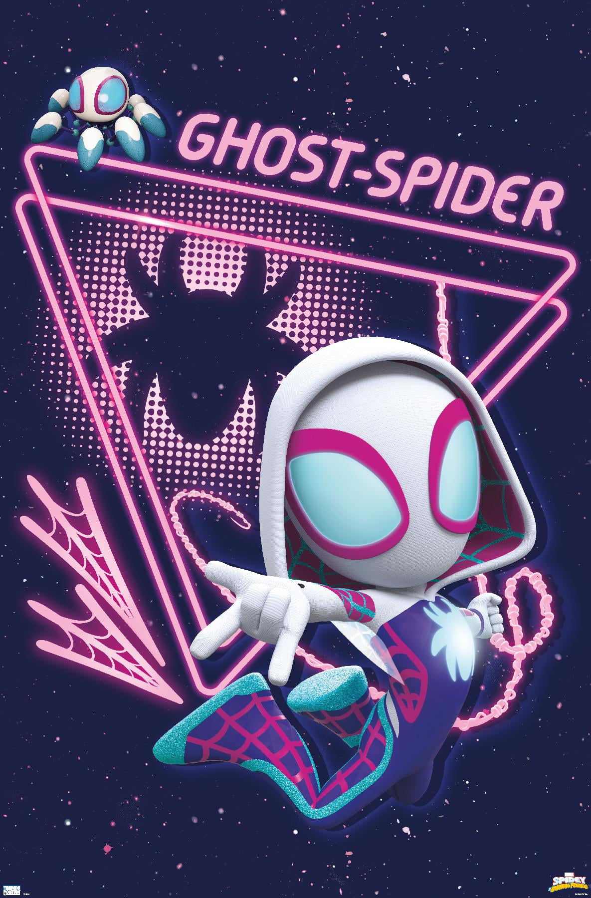 Marvel Spidey And His Amazing Friends - Ghost Spider Wall Poster