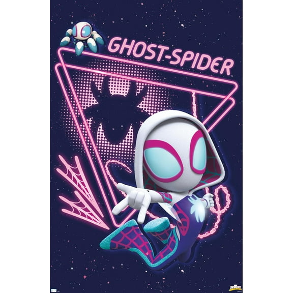 Marvel Spidey And His Amazing Friends - Ghost Spider Wall Poster, 22.375" x 34"