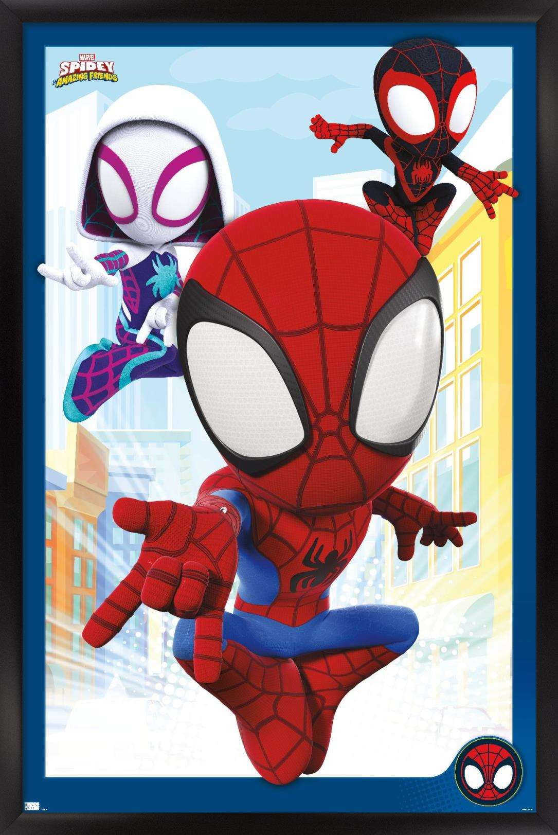 Marvel Spidey And His Amazing Friends - Group Wall Poster, 14.725 x  22.375 