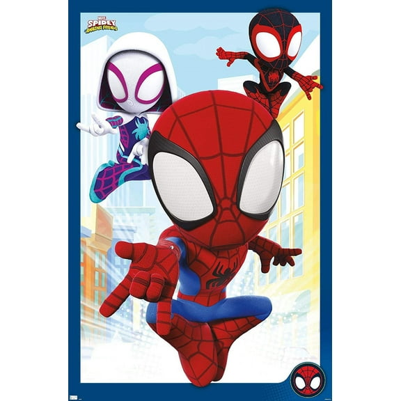 Marvel Spidey And His Amazing Friends - Group Wall Poster, 22.375" x 34"