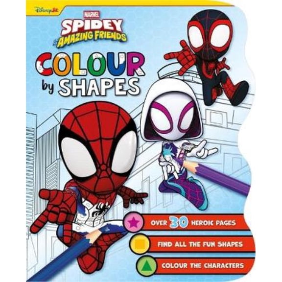 Marvel Spidey & Friends: Colour by Shapes (Paperback)