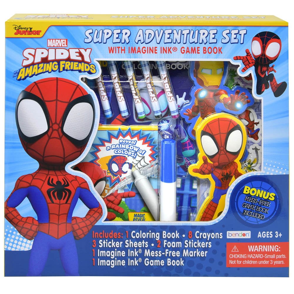 Marvel Spidey & Friends Imagine Ink Super Activity Art Kit, 16 Pcs