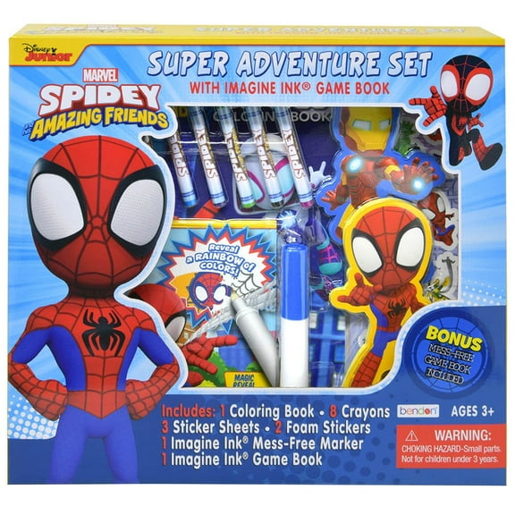 Marvel Spidey & Friends Imagine Ink Super Activity Art Kit, 16 Pcs