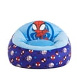 thumbnail image 1 of Marvel Spidey & Friends Toddler Round Beanbag Chair, Blue, 1 of 5