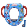 thumbnail image 1 of Marvel Spidey & Friends Soft Potty Training Seat for Toddlers with Hanging Hook, Fits Standard Toilets, 1 of 7