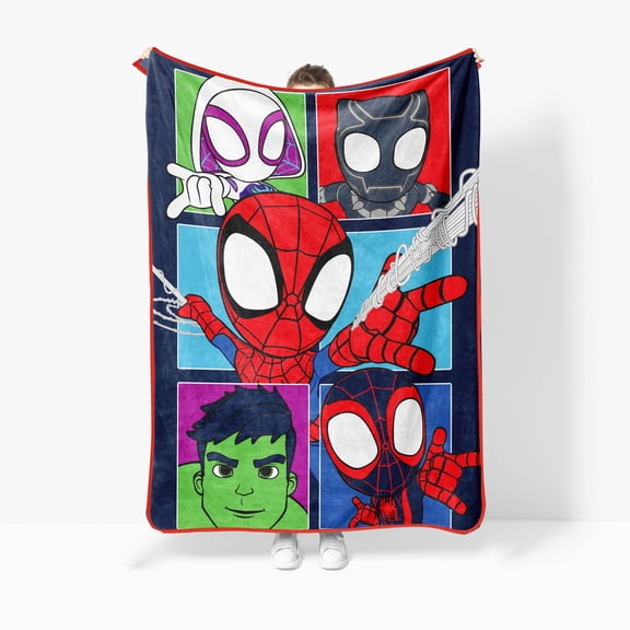 Marvel Spidey & His Amazing Friends 46x60 Throw Blanket
