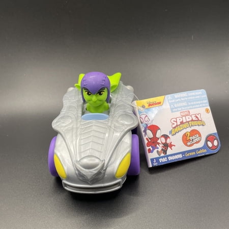 Marvel Spidey & His Amazing Friends Green Goblin Disc Dashers Vehicle Ages 3+