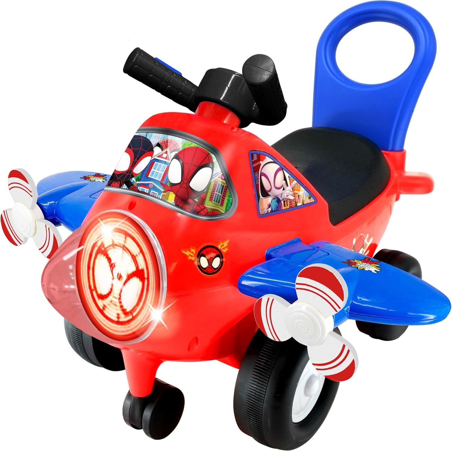 Marvel Spidey & His Amazing Friends Lights 'n' Sounds Plane by Kiddieland