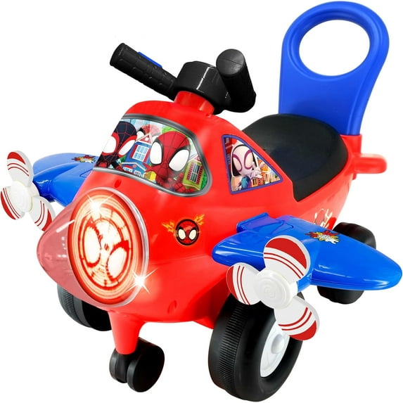 Marvel Spidey & His Amazing Friends Lights 'n' Sounds Plane by Kiddieland