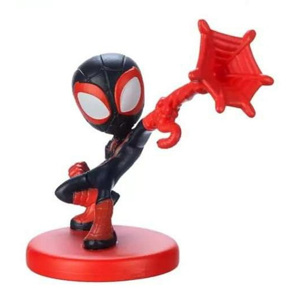 Marvel Spidey & His Amazing Friends Miles Morales / Spin PVC Figure (No Packaging)