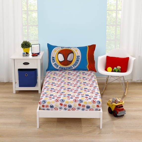 Marvel Spidey & His Amazing Friends Team Up! 2 Piece Toddler Sheet Set