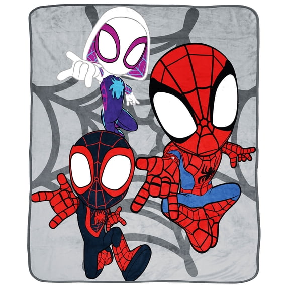 Marvel Spidey & His Amazing Friends Vroom Silk Touch Throw "50 x 60"