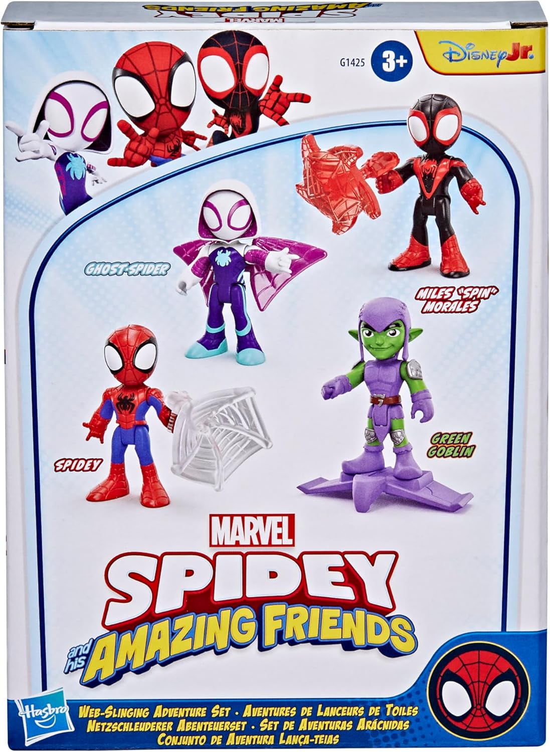 その他 Spidey Marvel Spidey & His Amazing Friends Web-Slinging Adventure Set