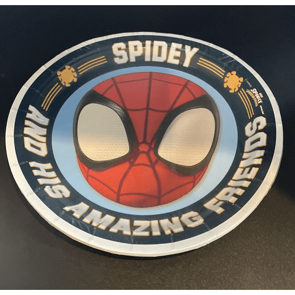 Marvel Spidey & His amazing friends 7 Diameter Plates 8ct