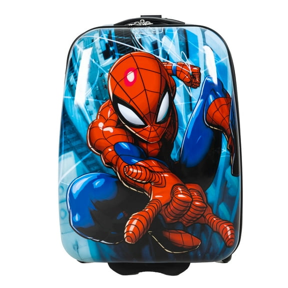 Marvel Spidey and Friends Kid's 16" Carry On Hardside Luggage Spinner -Black