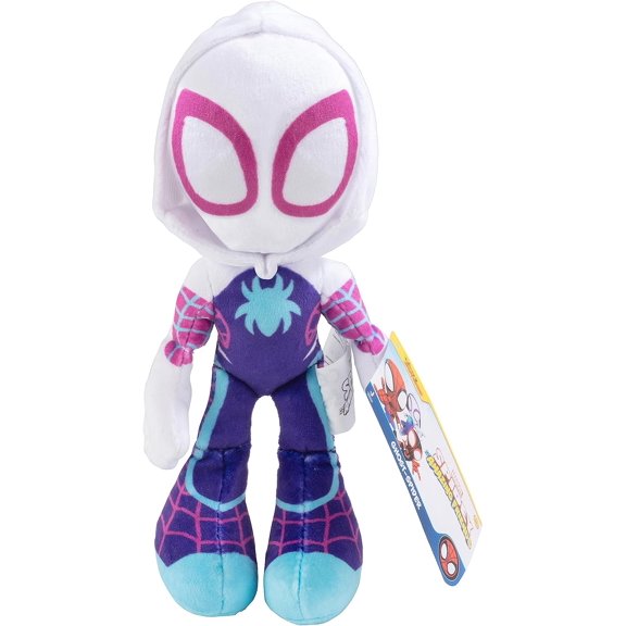 Marvel Spidey and His Amazing Friends 8" Ghost Plush - Spiderman Stuffed Animal Toy Figure - Officially Licensed - Gift for Kids, Boys and Girls