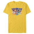 thumbnail image 1 of Marvel Spidey and His Amazing Friends Avengers Glow Webs - Short Sleeve Blended T-Shirt for Adults - Customized-Yellow, 1 of 5