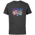 thumbnail image 1 of Marvel Spidey and His Amazing Friends Avengers Glow Webs - Short Sleeve Cotton T-Shirt for Adults - Customized-Charcoal, 1 of 5