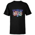thumbnail image 1 of Marvel Spidey and His Amazing Friends Avengers Glow Webs - Short Sleeve T-Shirt for Kids - Customized-Black, 1 of 5