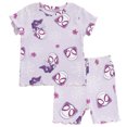 thumbnail image 1 of Marvel Spidey and His Amazing Friends Baby Girls' 2-Piece Tee and Bike Shorts Set Lilac Ghost Spider, 1 of 7