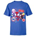 thumbnail image 1 of Marvel Spidey and His Amazing Friends Birthday Hero - Short Sleeve T-Shirt for Kids - Customized-Royal, 1 of 5