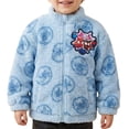 thumbnail image 1 of Marvel Spidey and His Amazing Friends Boys Sherpa Zip Up Jacket Fleece Coat Toddler Sizes 2T-5T, 1 of 6