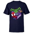 thumbnail image 1 of Marvel Spidey and His Amazing Friends Boys - Short Sleeve T-Shirt for Kids - Customized-Navy, 1 of 5