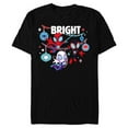 thumbnail image 1 of Marvel Spidey and His Amazing Friends Bright Christmas - Short Sleeve Blended T-Shirt for Adults - Customized-Black, 1 of 5