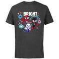 thumbnail image 1 of Marvel Spidey and His Amazing Friends Bright Christmas - Short Sleeve Cotton T-Shirt for Adults - Customized-Charcoal, 1 of 5