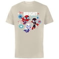 thumbnail image 1 of Marvel Spidey and His Amazing Friends Bright Christmas - Short Sleeve Cotton T-Shirt for Adults - Customized-Natural, 1 of 5