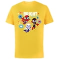 thumbnail image 1 of Marvel Spidey and His Amazing Friends Bright Christmas - Short Sleeve Cotton T-Shirt for Adults - Customized-Yellow, 1 of 5
