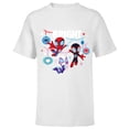 thumbnail image 1 of Marvel Spidey and His Amazing Friends Bright Christmas - Short Sleeve T-Shirt for Kids - Customized-White, 1 of 5