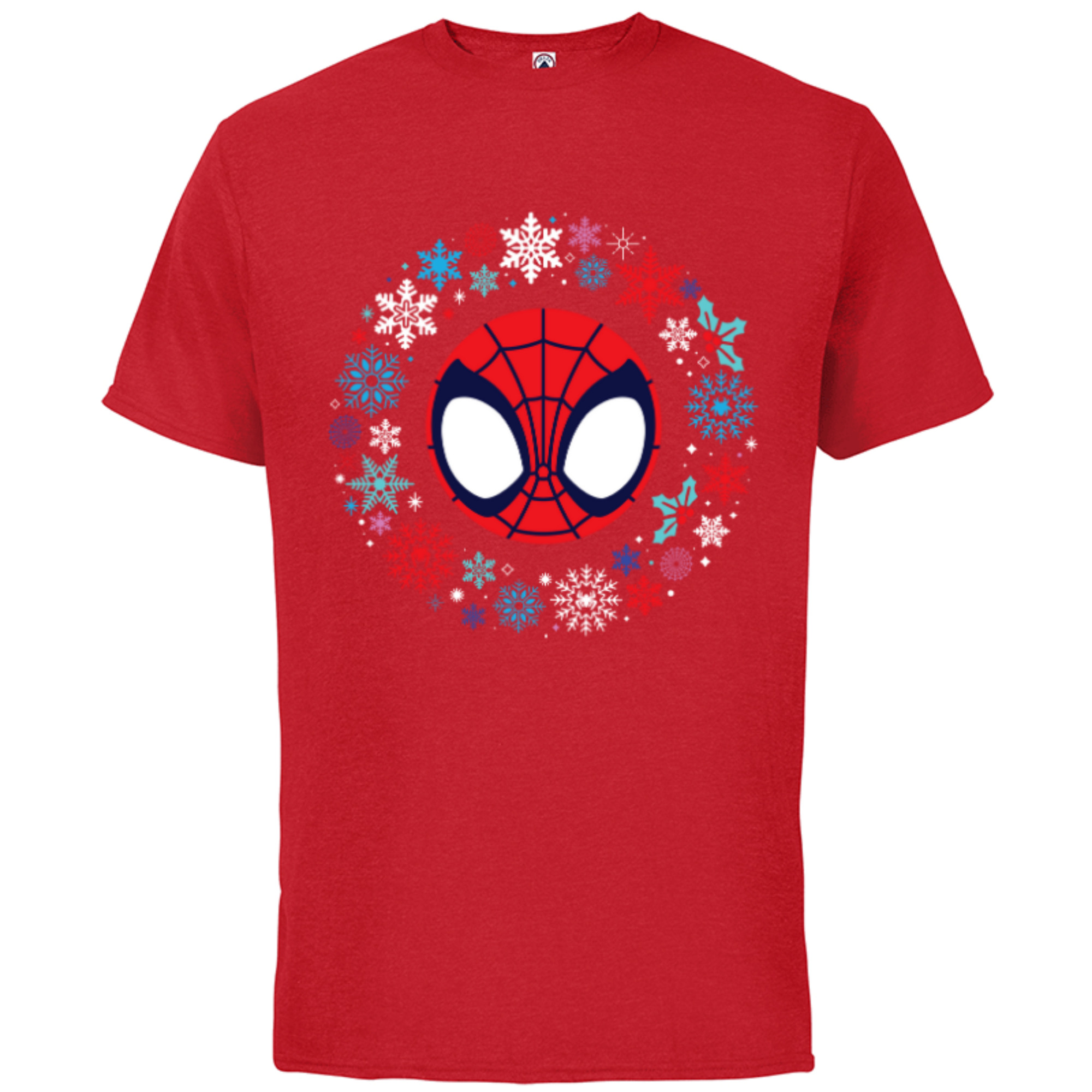 Maglietta Marvel Unisex Bambini E Ragazzi: Swinging Spidey Xmas Con Spider-Man