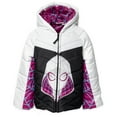 thumbnail image 1 of Marvel Spidey and His Amazing Friends Ghost-Spider Little Girls Zip Up Puffer Jacket Toddler to Big Kid, 1 of 5