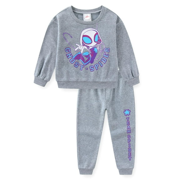 Marvel Spidey and His Amazing Friends Ghost Spider Sweatshirt and Jogger Pants Set (Girls), 2 Piece Set, Sizes 3T-7