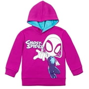 Marvel Spidey and His Amazing Friends Ghost-Spider Toddler Girls Pullover Hoodie Toddler to Little Kid