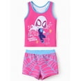 thumbnail image 1 of Marvel Spidey and His Amazing Friends Ghost-Spider Toddler Girls Swimsuit Tankini Top and Short Two-Piece Bathing Suit for Baby Size 2-5, 1 of 8