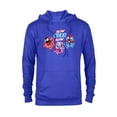thumbnail image 1 of Marvel Spidey and His Amazing Friends Glow Webs Glow Action - Pullover Hoodie for Adults - Customized-Royal, 1 of 5