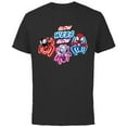 thumbnail image 1 of Marvel Spidey and His Amazing Friends Glow Webs Glow Action - Short Sleeve Cotton T-Shirt for Adults - Customized-Black, 1 of 5