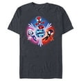 thumbnail image 1 of Marvel Spidey and His Amazing Friends Glow Webs Glow Icon - Short Sleeve Blended T-Shirt for Adults - Customized-Navy Heather, 1 of 5