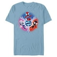 thumbnail image 1 of Marvel Spidey and His Amazing Friends Glow Webs Glow Icon - Short Sleeve Blended T-Shirt for Adults - Customized-Ocean Blue, 1 of 5