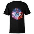 thumbnail image 1 of Marvel Spidey and His Amazing Friends Glow Webs Glow Icon - Short Sleeve T-Shirt for Kids - Customized-Black, 1 of 5