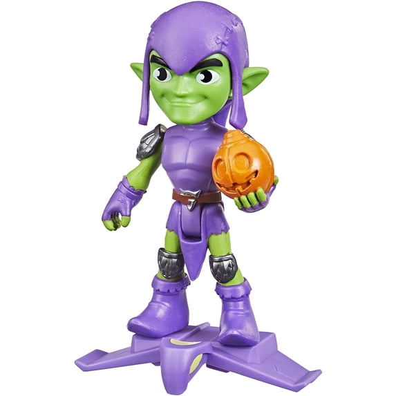 Marvel Spidey and His Amazing Friends Green Goblin Hero Figure, 4-Inch Scale Action Figure, Includes 1 Accessory, for Kids Ages 3 and Up