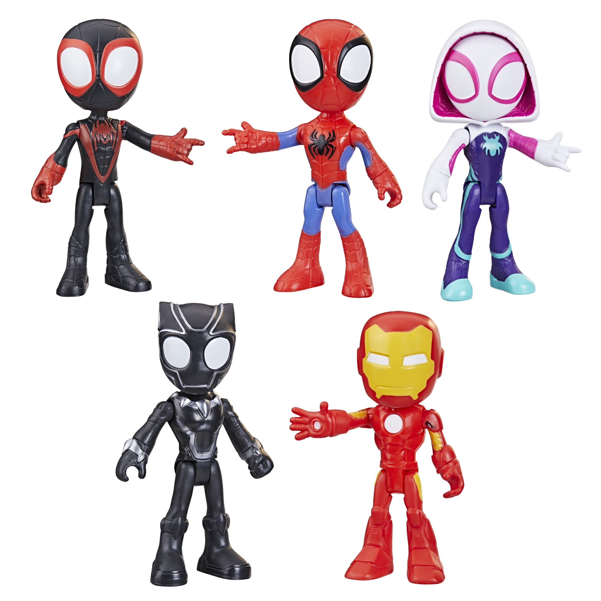 Marvel Spidey and His Amazing Friends Hero Collection Pack, 5 Action ...
