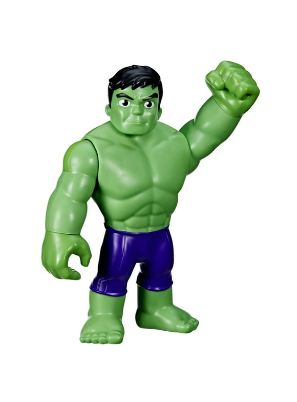 Marvel: Spidey and His Amazing Friends Hulk Preschool Kids Toy Action Figure for Boys and Girls Ages 3 4 5 6 7 and Up (9”)